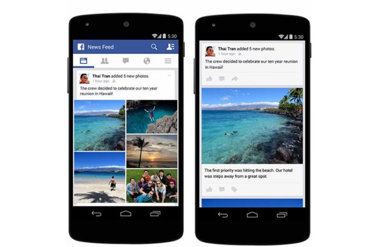 Facebook mobilna aplikacija od sada omogućuje organizaciju fotografija prilikom uploada