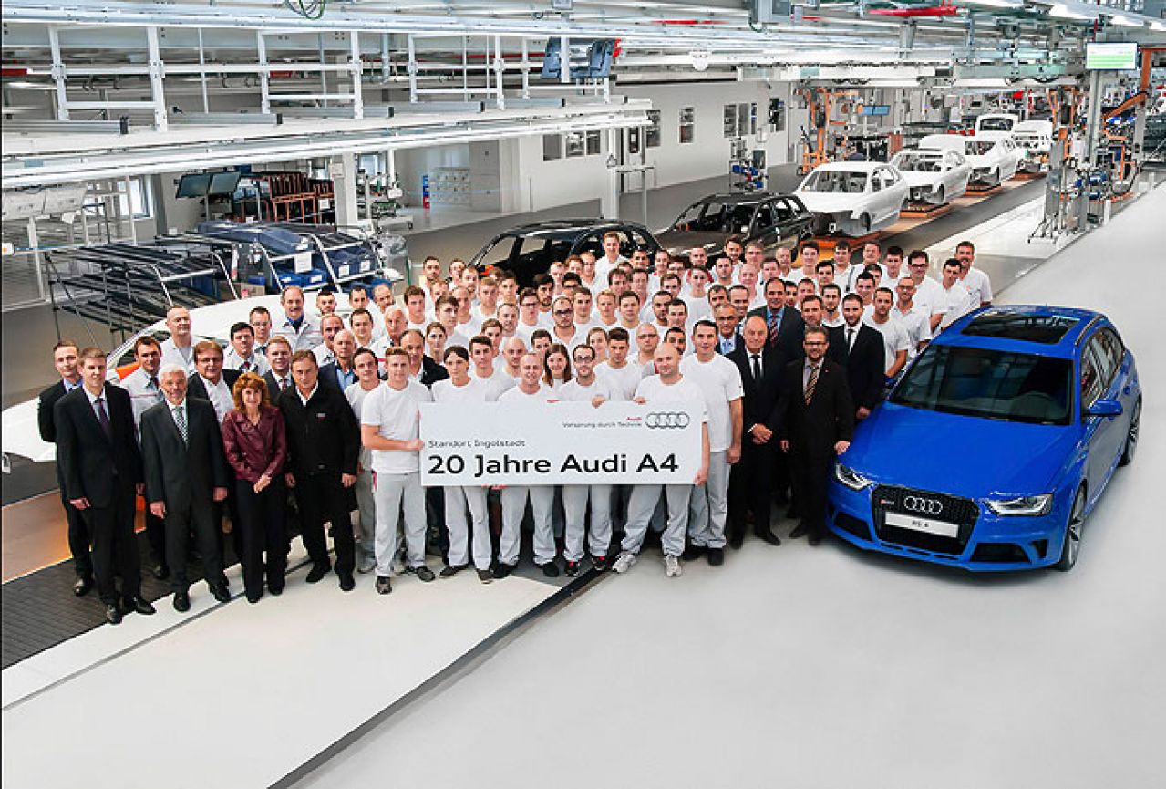 Audi obilježava 20 godina generacije A4: Novi model naredne godine