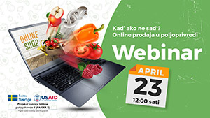 WEBINAR: Online prodaja u poljoprivredi 