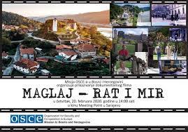 Prikazivanje dokumentarnog filma 'Maglaj - rat i mir' u Mostaru