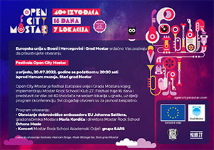 Otvaranja drugog Open City Mostar festivala