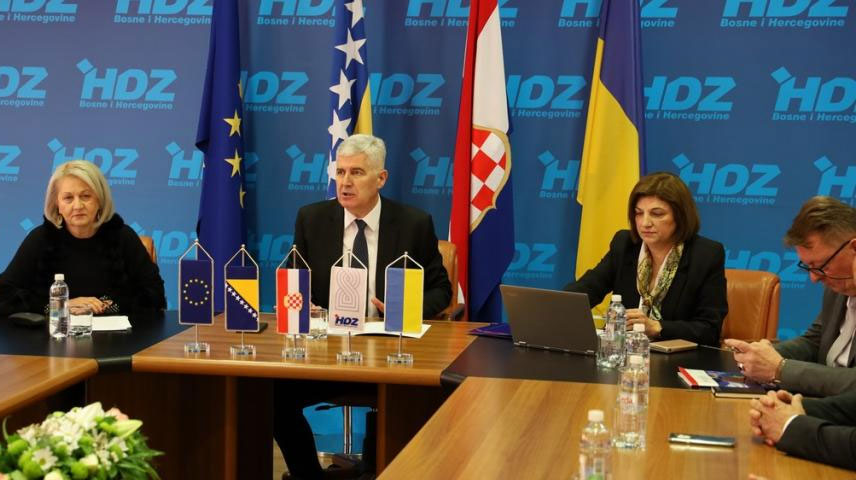 Sjednica Predsjedništva HDZ-a BiH povodom izmjene Izbornog zakona 