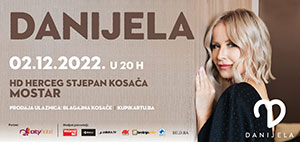 Danijelin koncert 'Otvoreno srce' u Mostaru