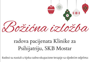 Izložba radova pacijenata Klinike za psihijatriju SKB Mostar