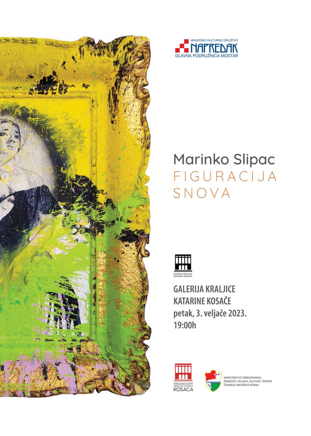 Izložba slika Marinka Slipca u Mostaru