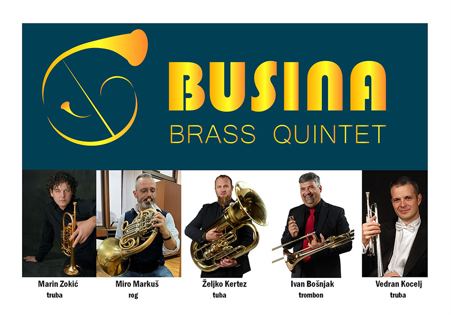 Koncert nagrađivanih glazbenika Busina Brass kvineta u Mostaru