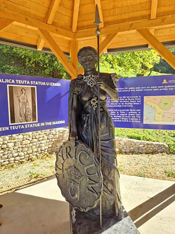 Otvaranje statue kraljici Teuti 