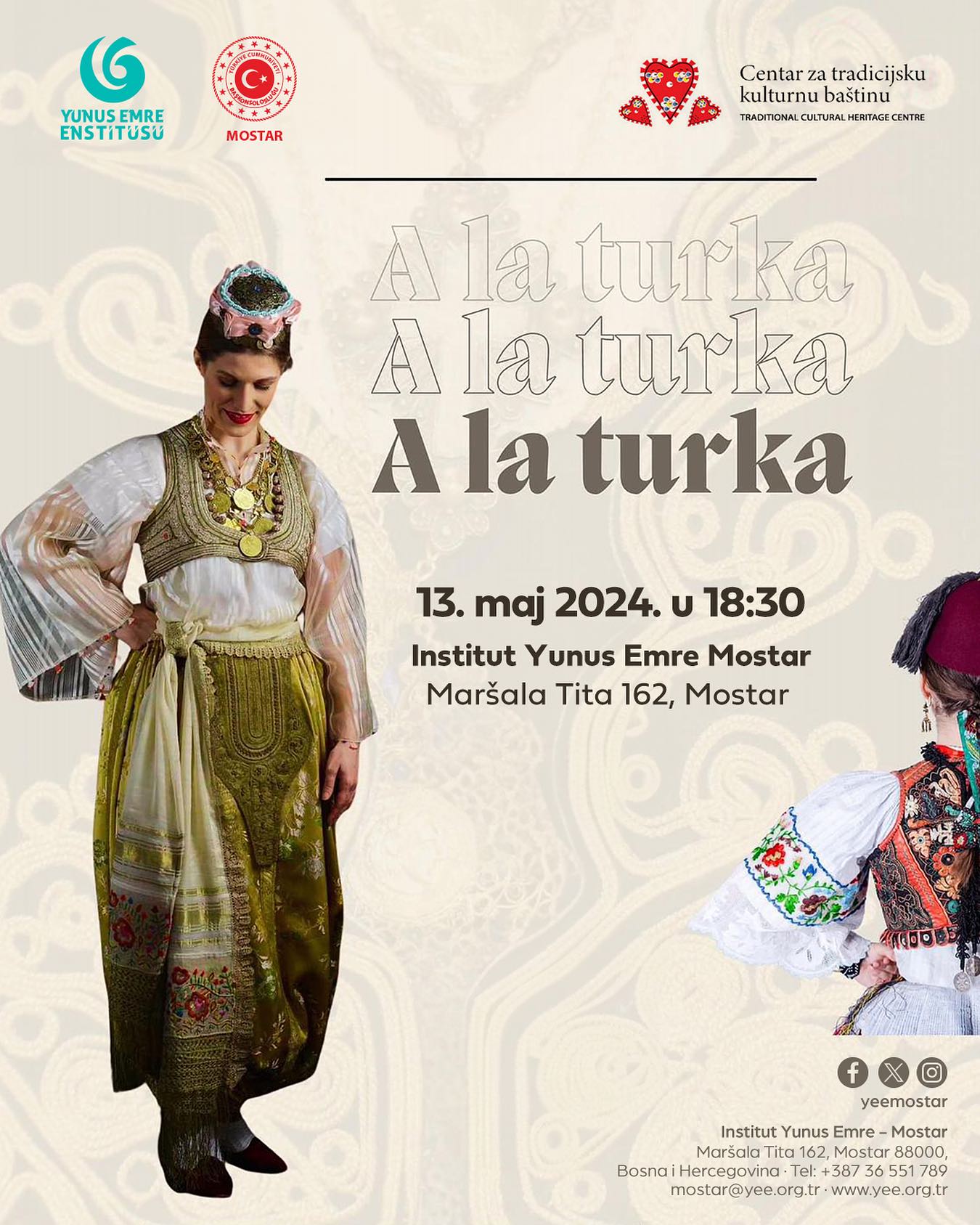 Izložba A La Turka - orijentalni utjecaji na hrvatske narodne nošnje