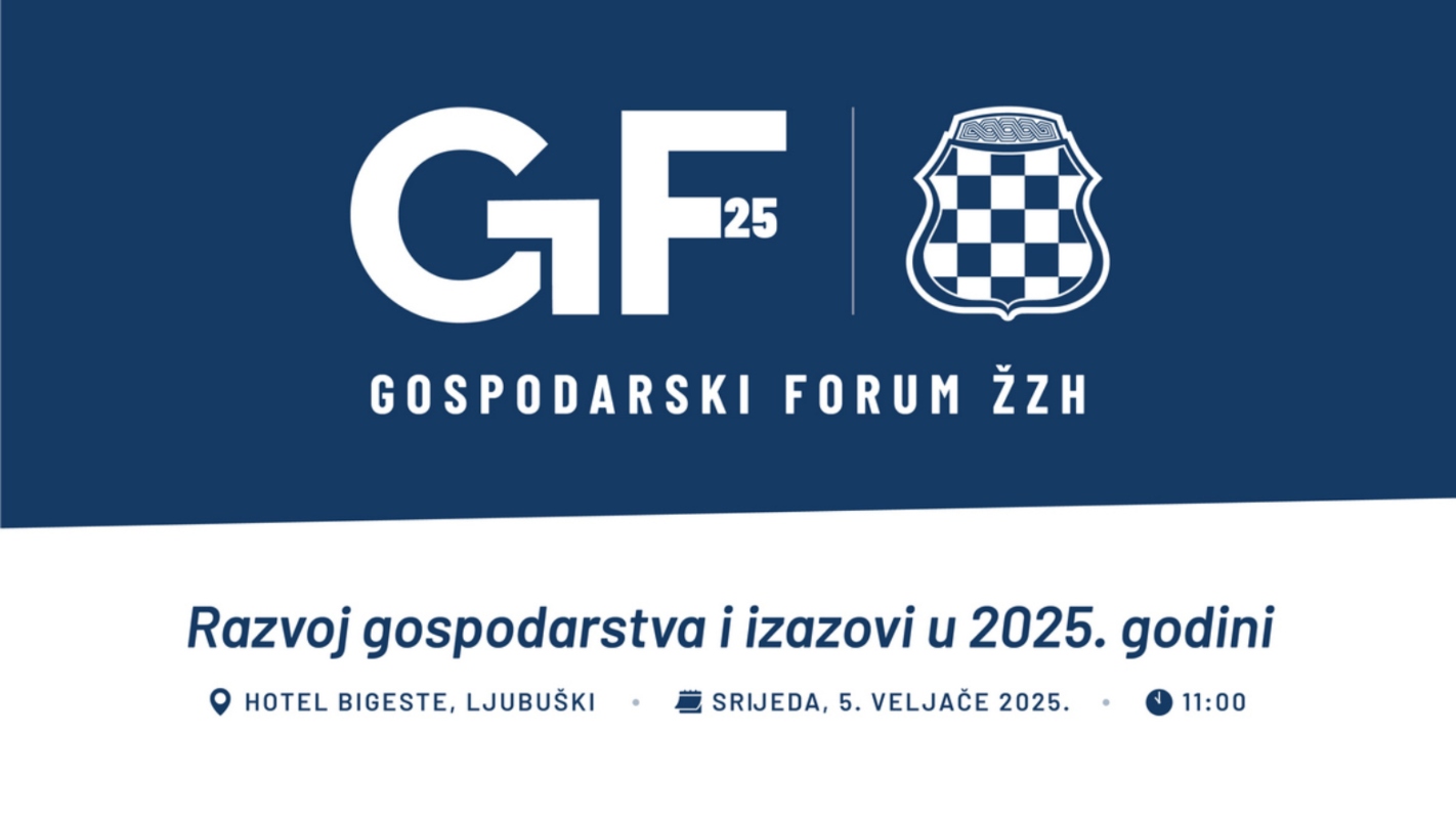 Gospodarski forum 'Razvoj gospodarstva i izazovi u 2025.'