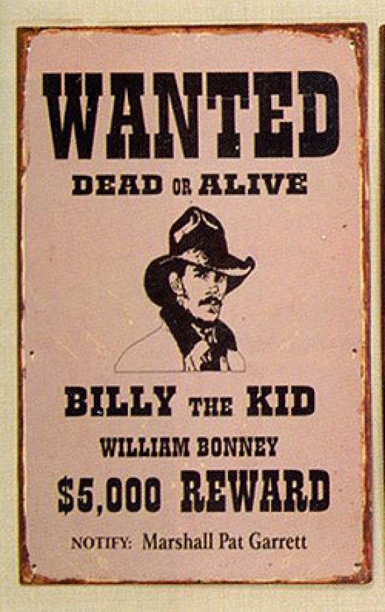 William Henry Roberts Aka Billy The Kid