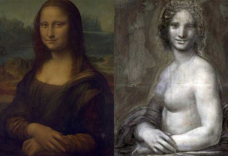 Da Vinci nacrtao i golu Mona Lisu?