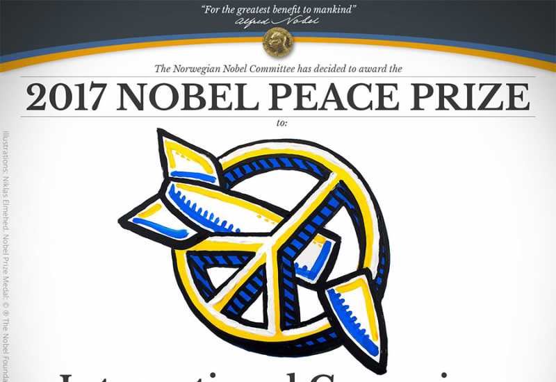 Kampanja za zabranu nuklearnog oružja dobila Nobela za mir