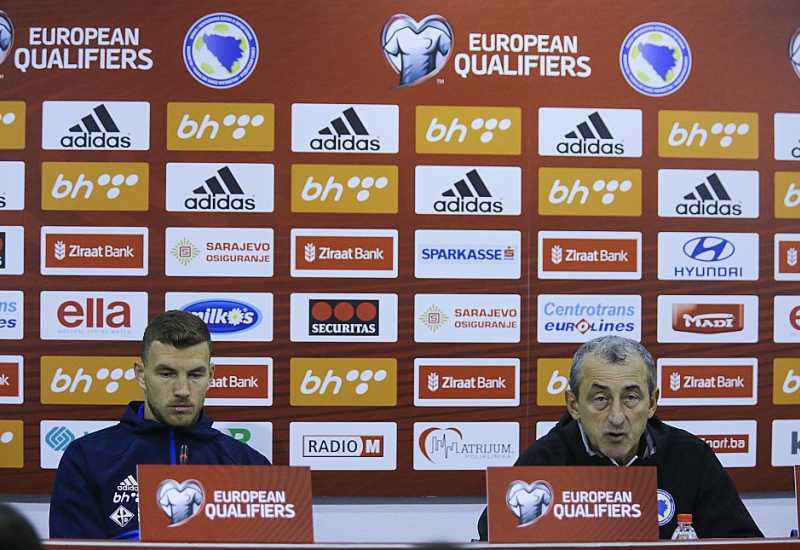 Baždarević i Džeko vjeruju u povoljan rezultat protiv Belgije
