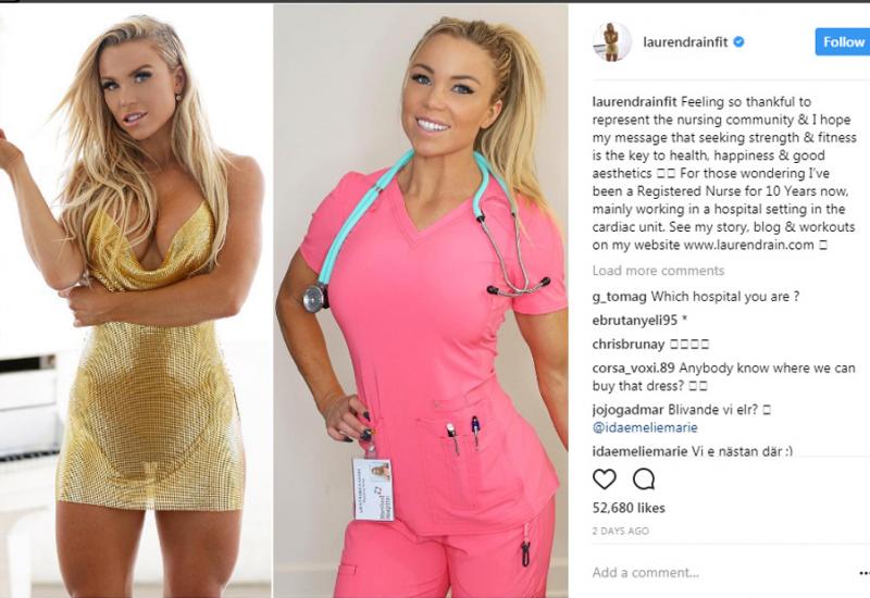 Najseksi medicinska sestra Instagrama otkrila svoje tajne