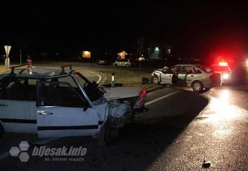 Najmanje dvoje ozlijeđenih u prometnoj nesreći na ulazu u Mostar