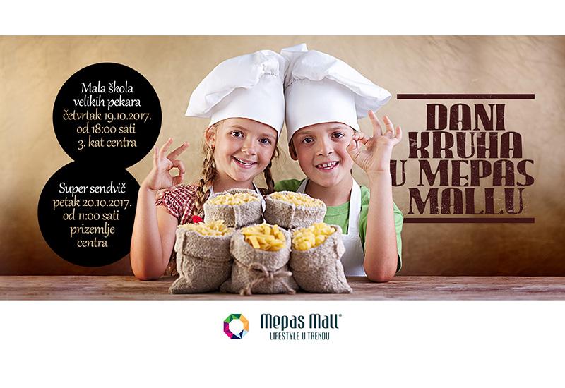 Dani kruha u Mepas Mallu: Mališani će učiti kako napraviti kruh