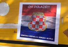 Hercegovina osvanula u zastavama HRHB s porukom ''Oni dolaze''