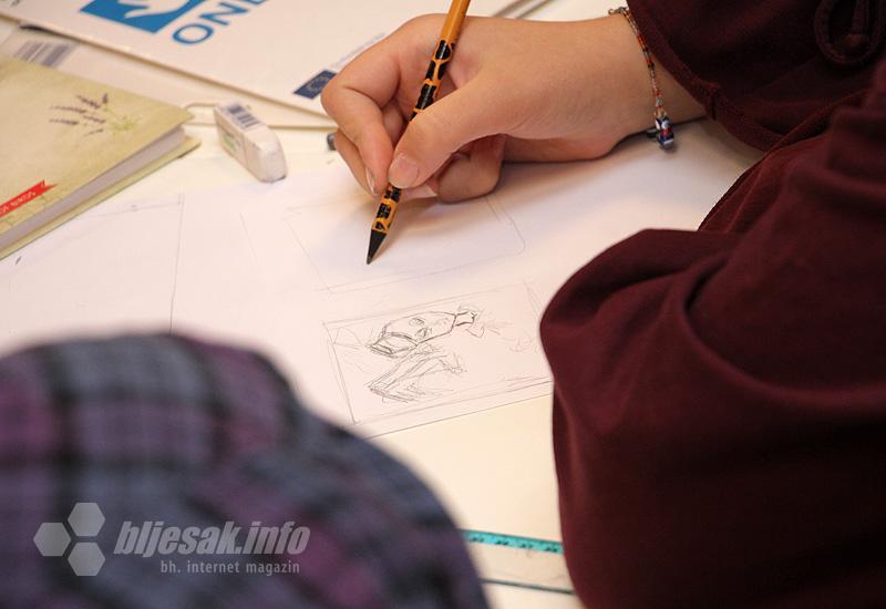 Strip crtač Enis Čišić učio Mostarce crtanju stripova 