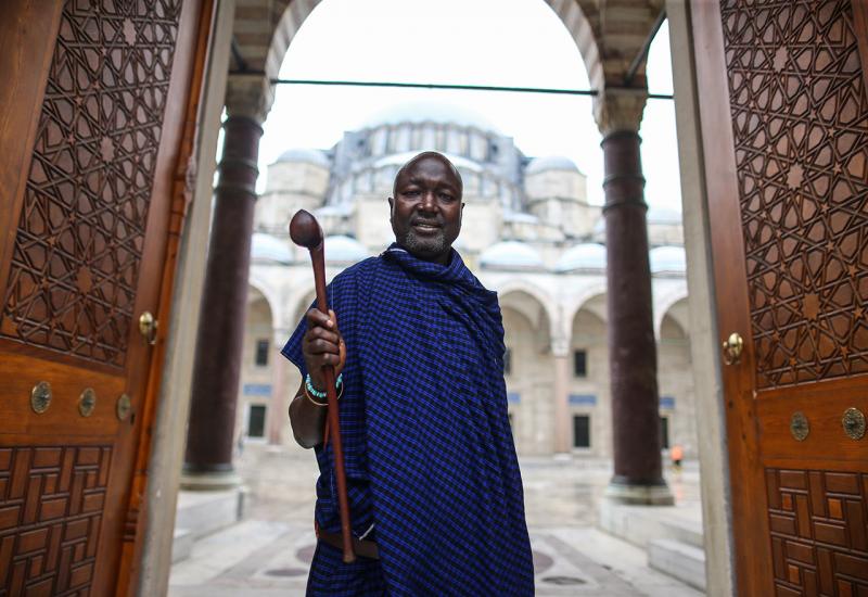 Poglavica plemena Masai prvi je put u životu napustio svoje pleme i doputovao u Istanbul