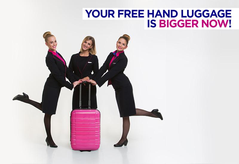 Ručna prtljaga do 10 kg besplatna na WizzAir letovima