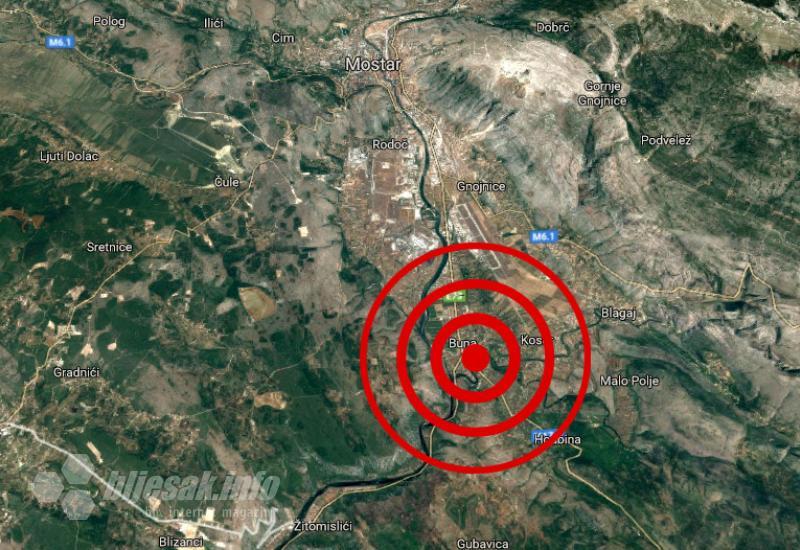 Jak potres pogodio Hercegovinu