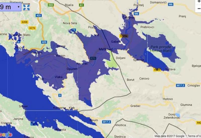 Čapljina će nestati pod morem