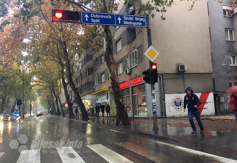 Kiša u Mostaru - Vremenska prognoza: Kroz tjedan padaline, temperatura do 20 stupnjeva