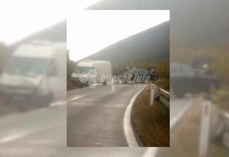 Sudar na cesti Čapljina - Ljubuški - Teža prometna nesreća na cesti Čapljina - Ljubuški