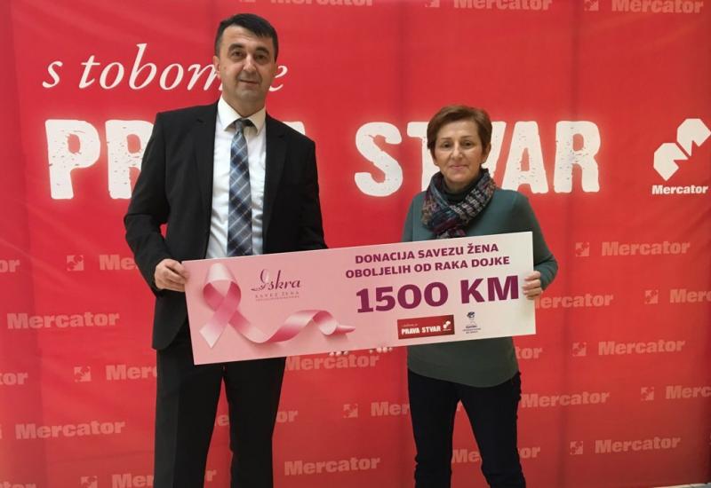 Pokloni marku za ružičastu traku - Humanitarnom akcijom Mercator se uključio u borbu protiv raka dojke