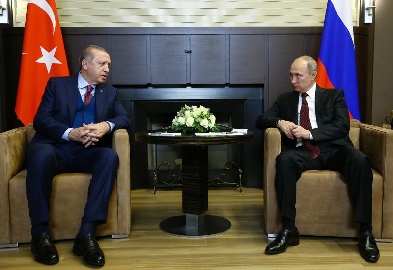 Razgovaralo se o bilateralnim odnosima dviju zemalja - Sastanak Erdogana i Putina u Rusiji