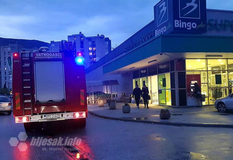 Mostar: Brzom intervencijom spriječen veći požar u Bingu
