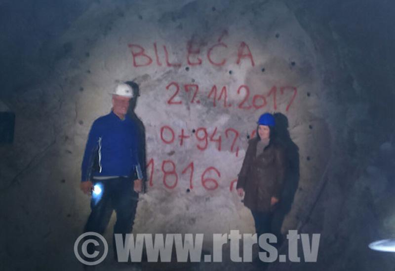 Probijen tunel ispod Bileće koji će spriječiti poplave u Hercegovini