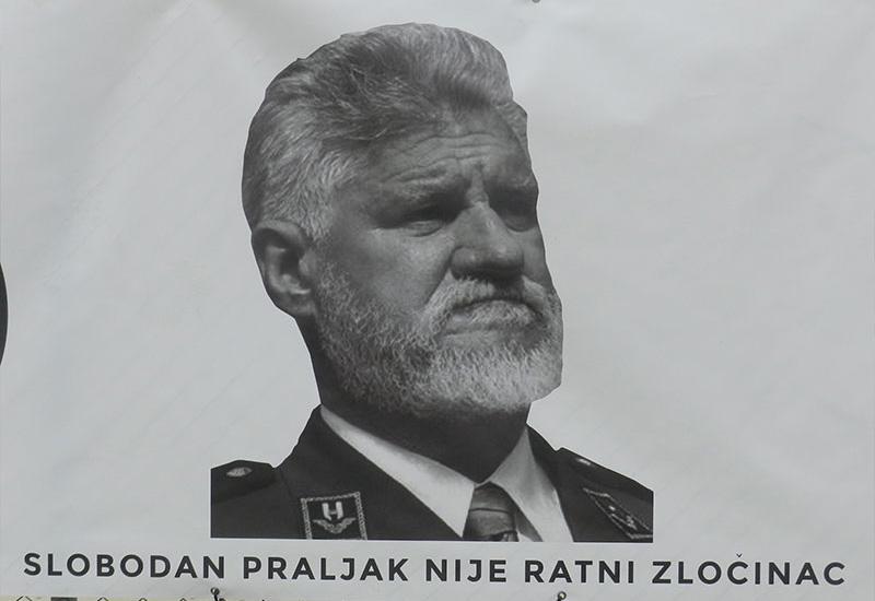 Čapljina: Transparent od 30 metara za Slobodana Praljka