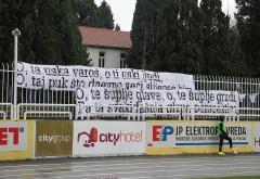 Poruka navijača s tribina u Mostaru