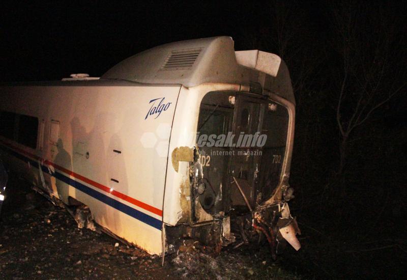 Višemilijunska šteta: Vlak koji je izletio kod Čapljine nije bio osiguran