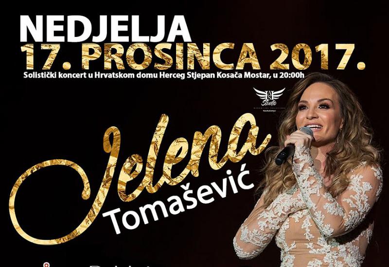 Umjetnica fantastičnog glasa Jelena Tomašević stiže u Mostar