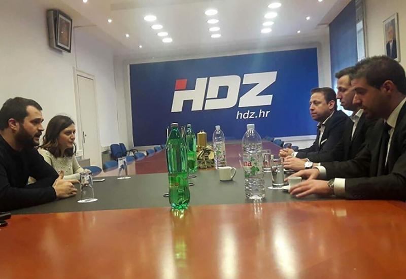 Mladež HDZ RH pružila podršku stranačkim kolegama iz Mostara i Širokog Brijega