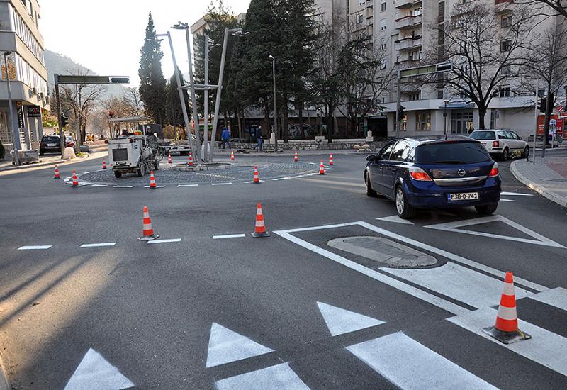 Završetak još jednog kružnog toka u Mostaru