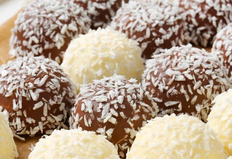 Kuglice od kokosa i čokolade: Ne peku se i ne ide šećer u njih - Brzi kolači