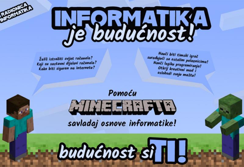 Minecraft edukacijska radionica u CTK Mostar