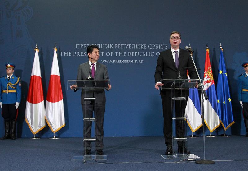 Japanski premijer Abe stigao je u dvodnevni posjet Beogradu 