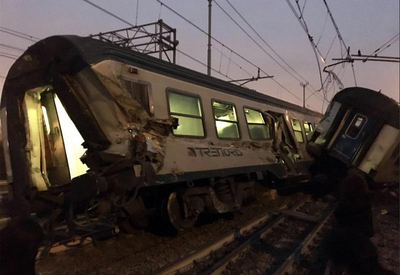 Milano: U prevrtanju vlaka dvoje mrtvih, petero ozlijeđenih