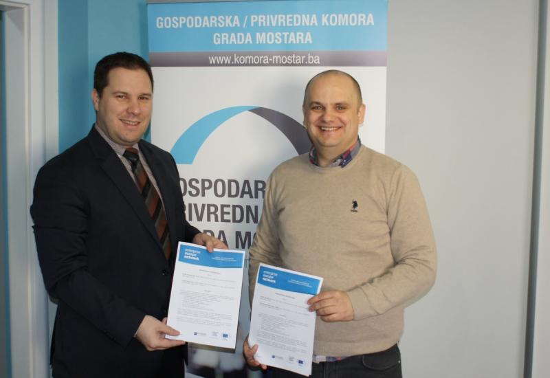 Potpisan sporazum o suradnji između TP INTERA i Komore Grada Mostara