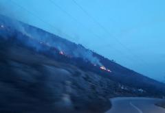 Veliki požar na putu prema Gorancima
