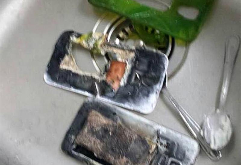 Fotografija mobitela koji je eksplodirao - Mostarki eksplodirao mobitel dok se punio