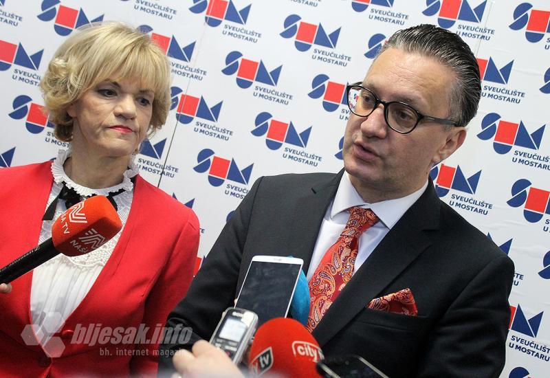 Rektor Tomić i prorektorica Kazazić - Sveučilište u Mostaru bliži se europskim standardima