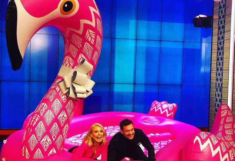 Voditeljici darovali ogromnog flaminga: Ovo je čisti luksuz, najbolji poklon ikad