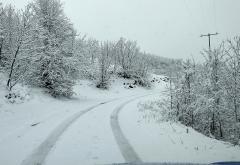 Snijeg u okolici Mostara za prvi dan proljeća