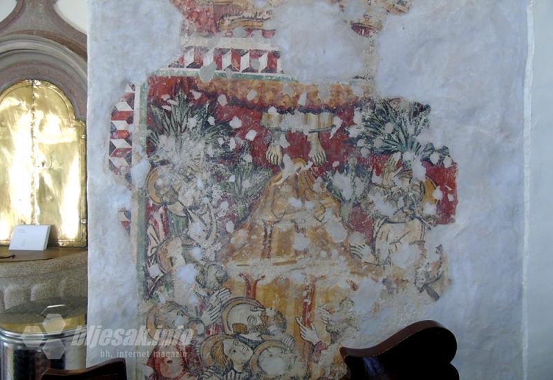 Jedna od freski iz crkve svetog Jurja - Brseč – Mali gradić velikog pisca i najmanjeg kazališta na svijetu