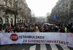 Masovni prosvjedi protiv ratifikacije Istanbulske konvencije